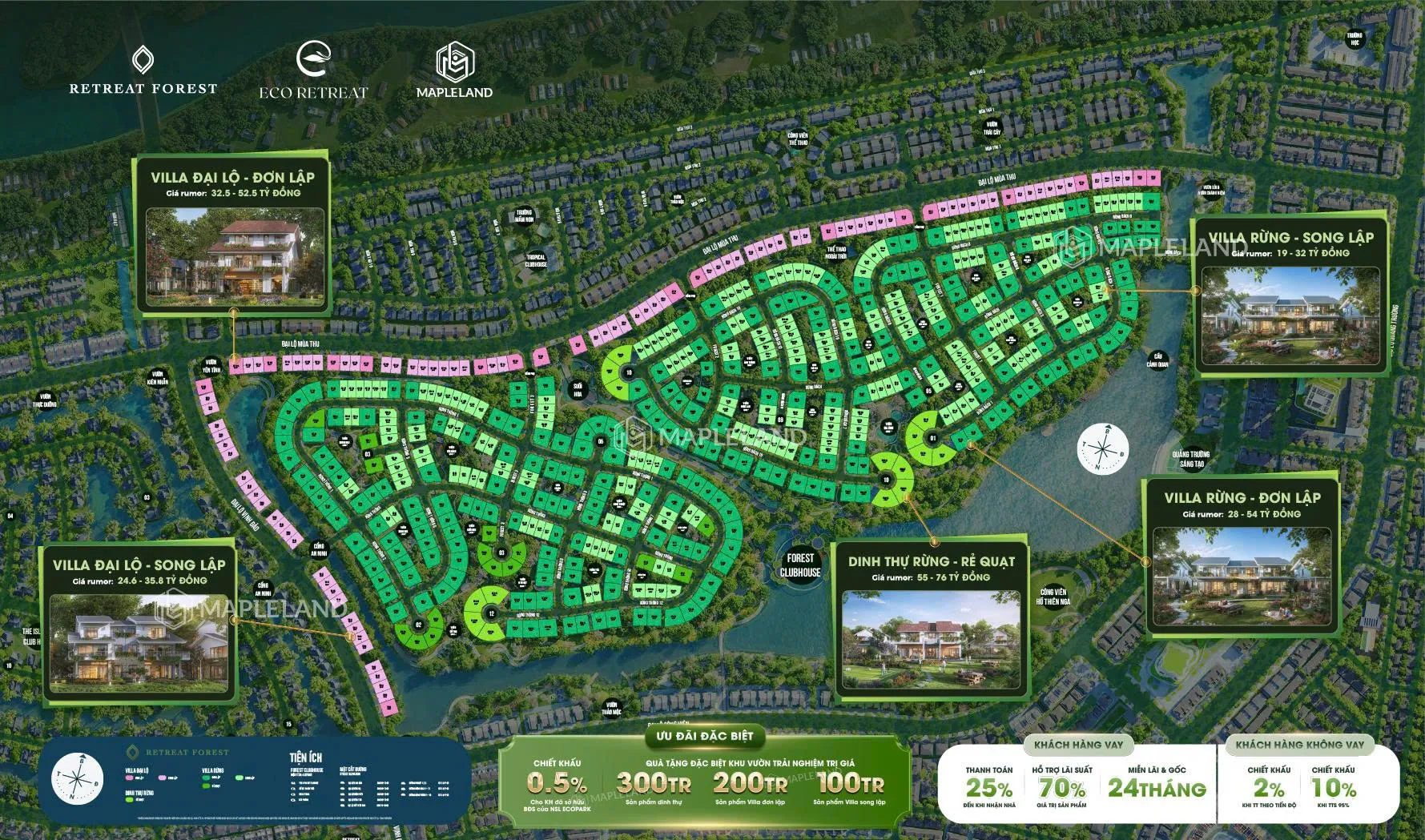 Ai thiết kế Eco Retreat Long An? Đơn vị kiến trúc, cảnh quan 2 Phối cảnh biệt thự rừng tại Eco Retreat Long An